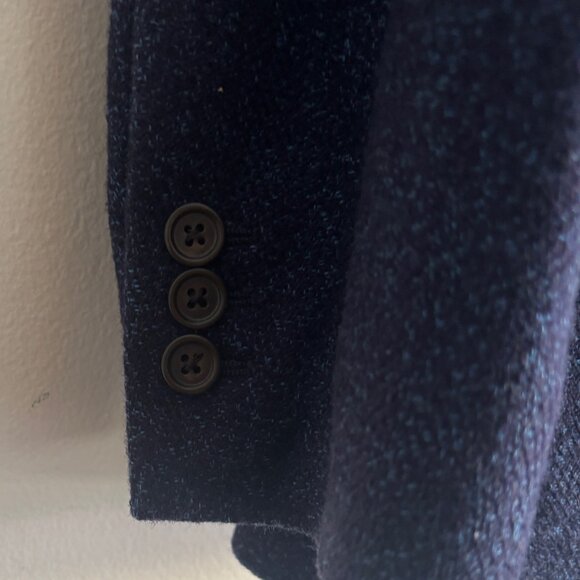 Ralph Lauren RRL Double RL 3-roll-2 Navy Sport Coat/ Blazer in Cotton Wool - 40 - Picture 4 of 13